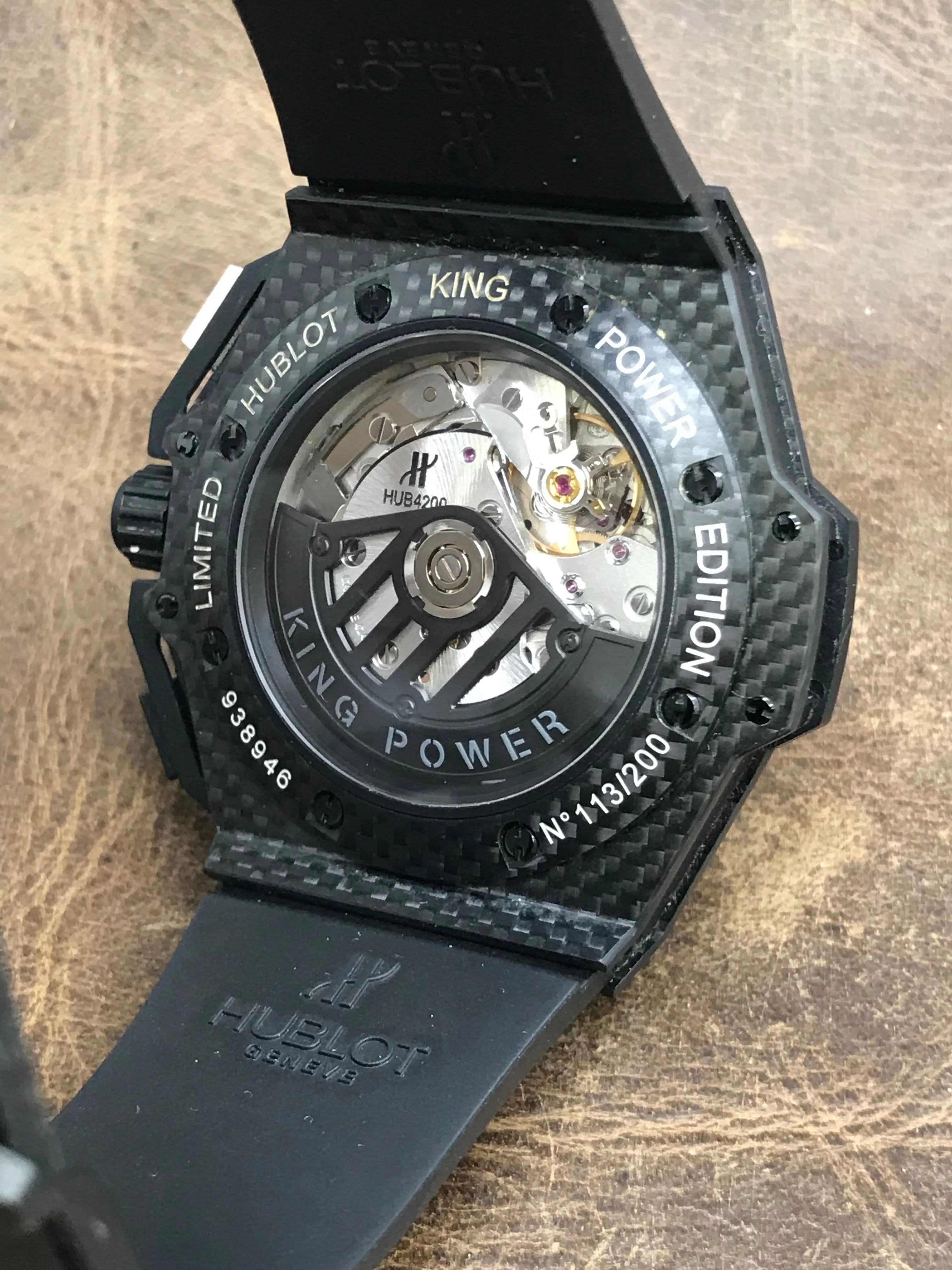 Hublot Big Bang King Power Juventus L.E 200pcs 716.QX.1121.VR.JUV13 Black Dial Automatic Men's Watch