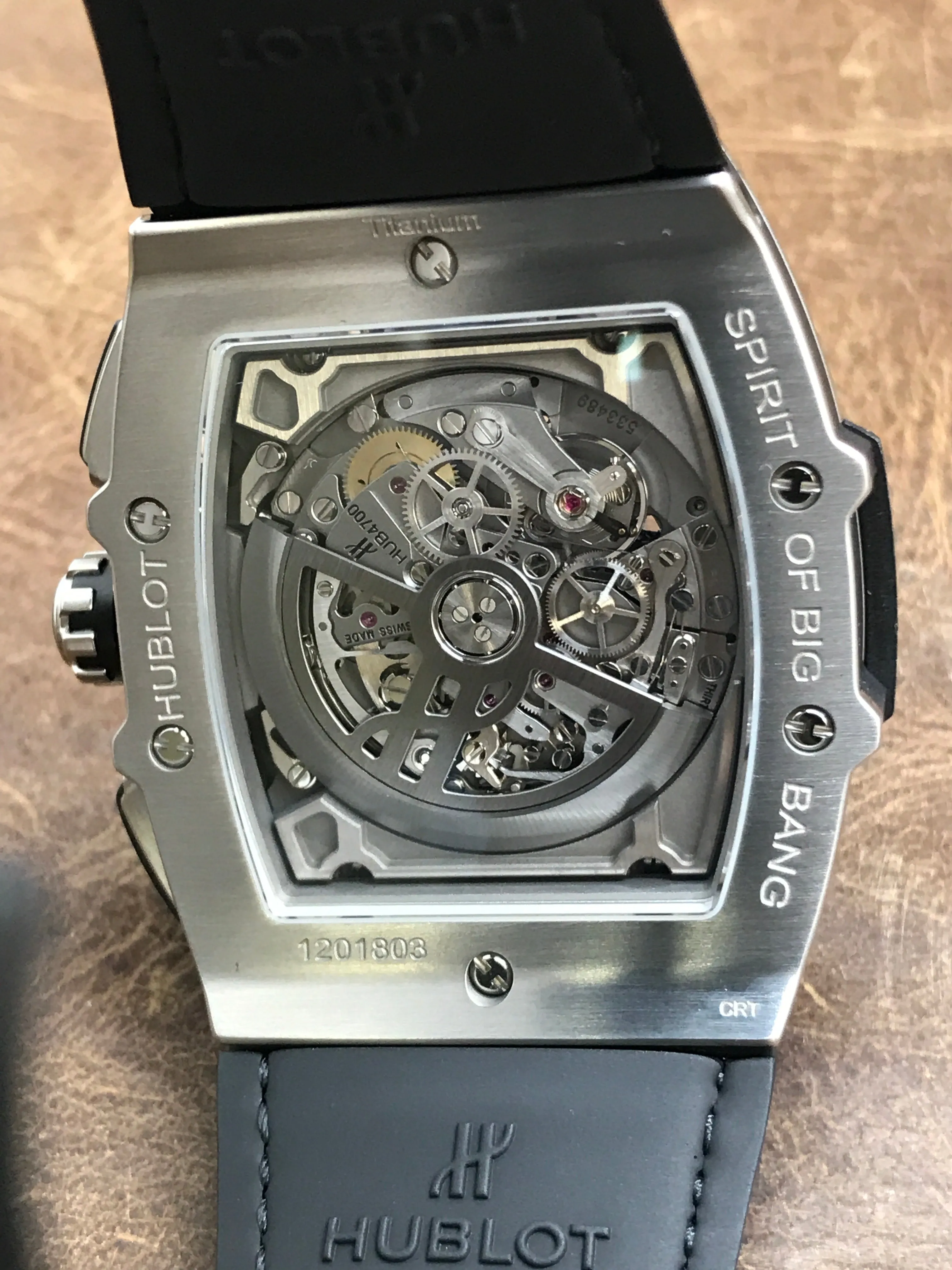 Hublot Spirit of Big Bang 601.NM.0173.LR Skeletonized Dial Automatic Men's Watch