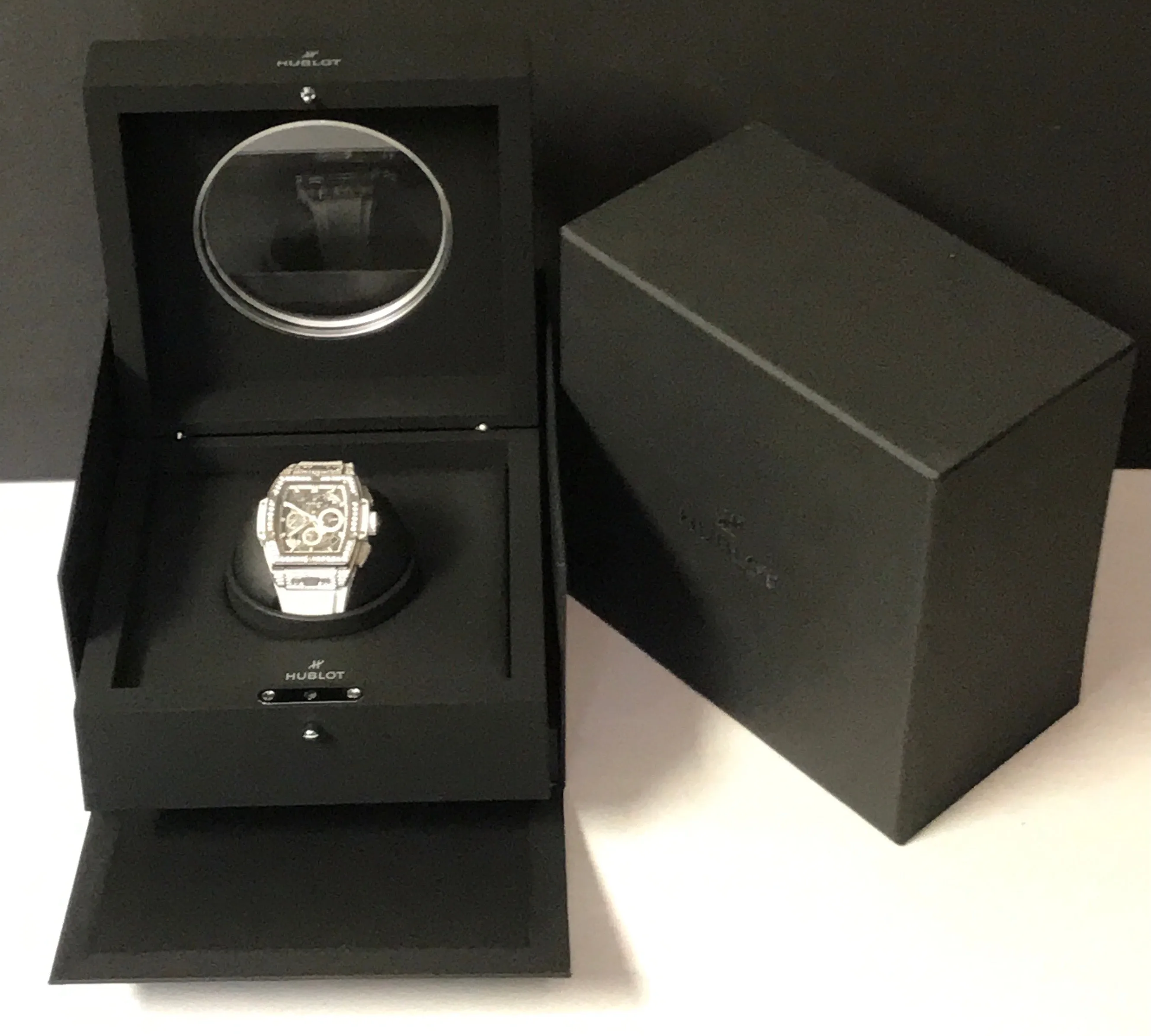 Hublot Spirit of Big Bang Diamond 642.NE.2010.RW.1604 Skeleton Dial Automatic Men's Watch