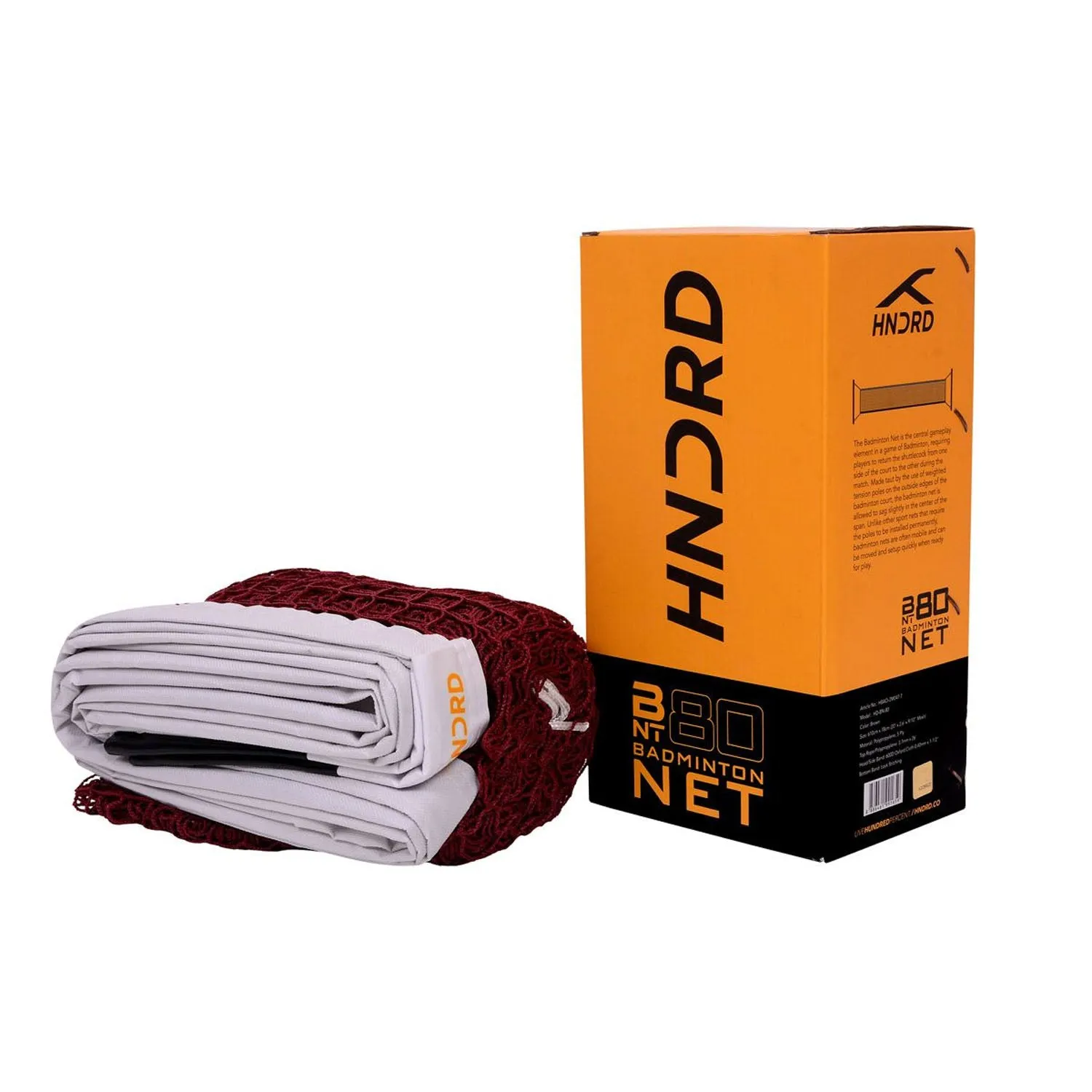 HUNDRED HD-BN-80 Badminton Net - Brown