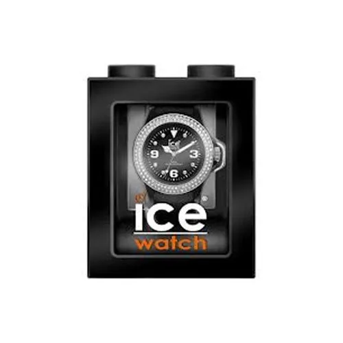 Ice-Watch Stone Tycoon Swarovski Crystals Black Polyamide & Steel Unisex Strap Watch ST.BS.U.L.10