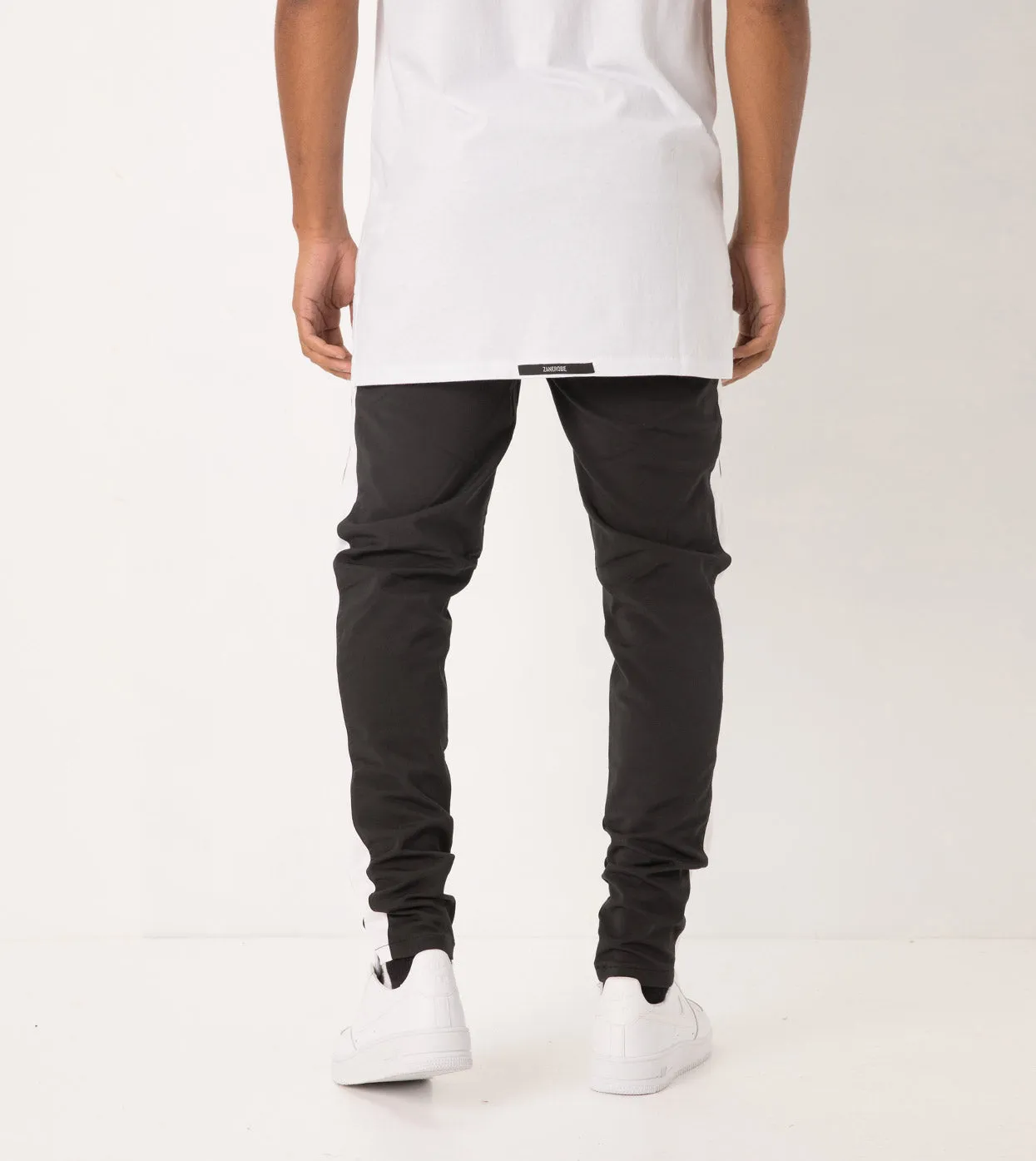 Jumpshot Track Pant Black/White