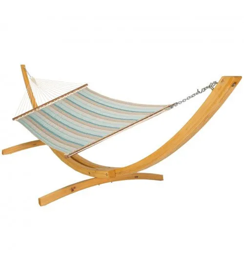 Large Quilted Hammock - Sunbrella Gateway Mist