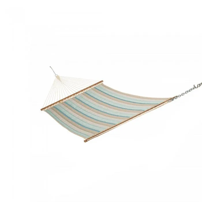 Large Quilted Hammock - Sunbrella Gateway Mist