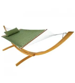 Large Soft Weave Hammock - Light Green