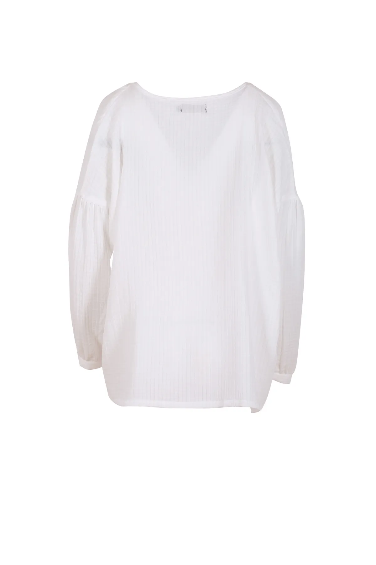 Leila Sardinia Blouse White in Cotton