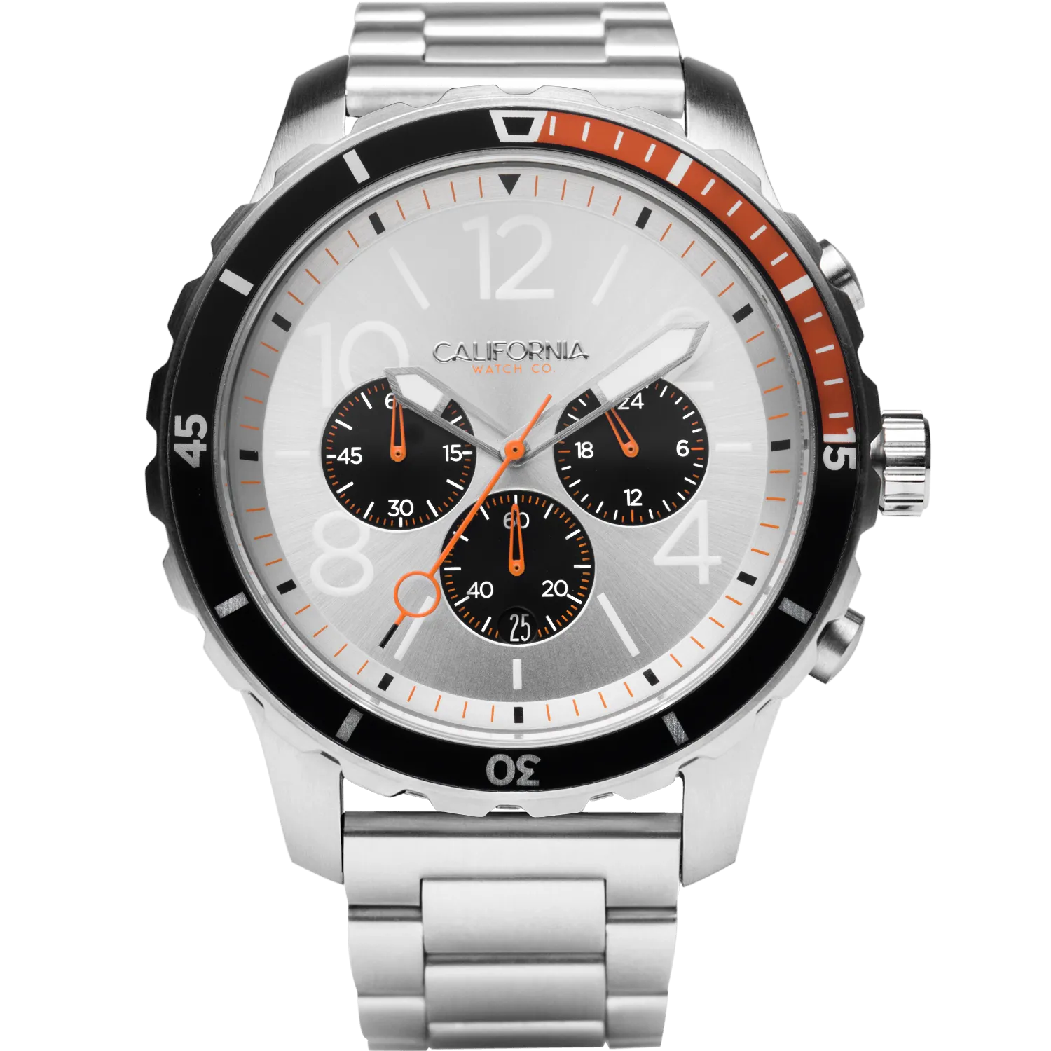 Mavericks Chrono SS Silver Orange