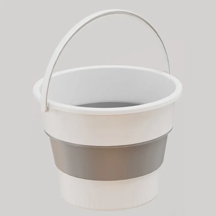 Medium 10L Folding Thickened Portable Plastic Bucket Outdoor Fishing Barrel Car Travel Wash Barrel