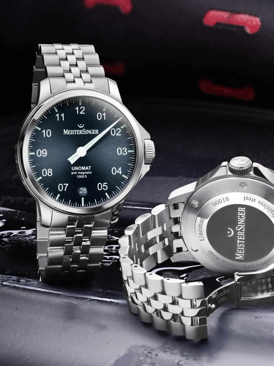 MeisterSinger Unomat Automatic 43mm Stainless Steel Watch