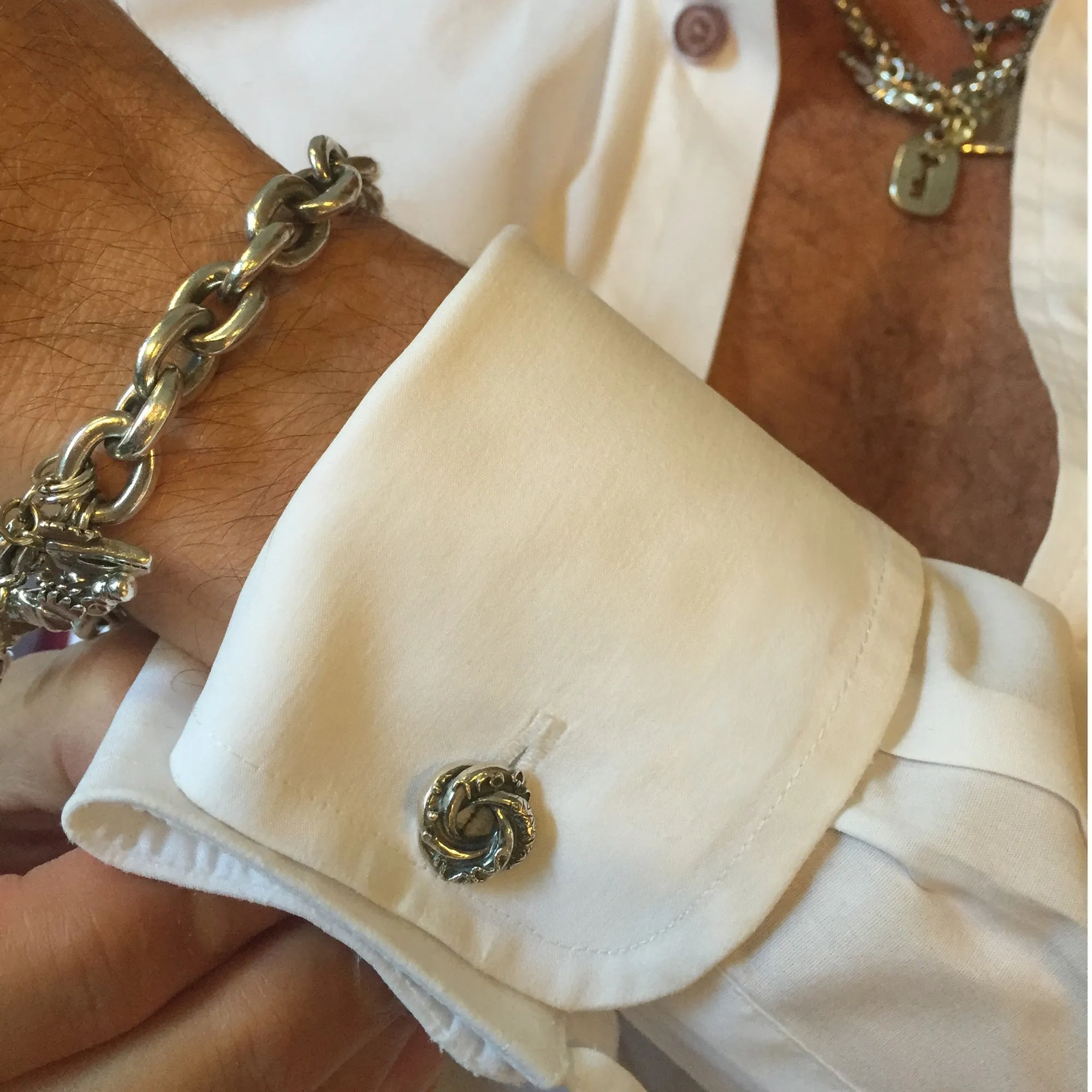 Mini Algerian Loveknot Cufflinks