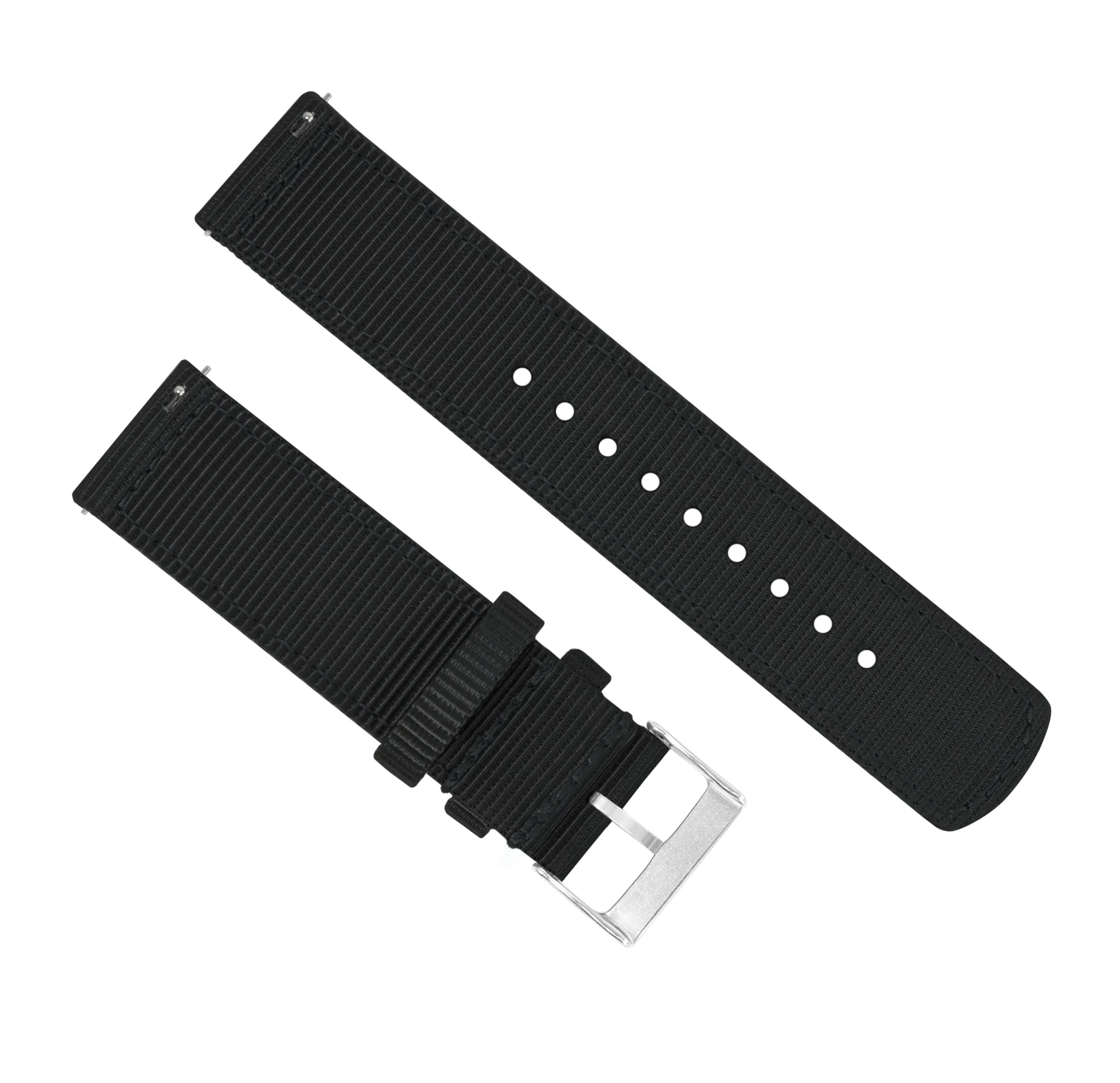 Mobvoi Ticwatch Two Piece NATO® Style Black Watch Band