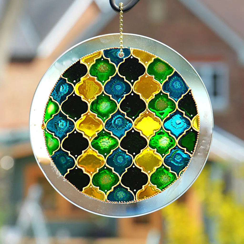 Moroccan Suncatcher - Green Yellow