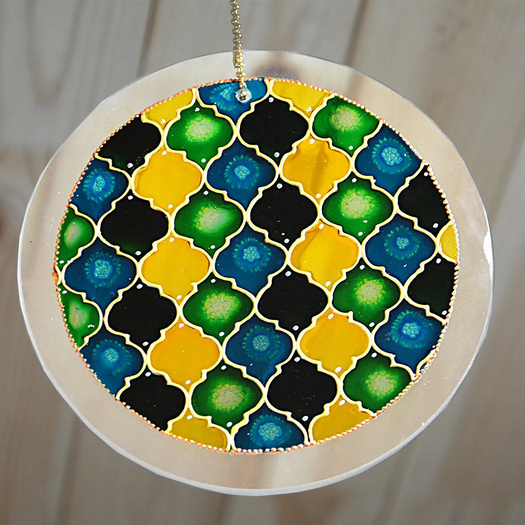 Moroccan Suncatcher - Green Yellow