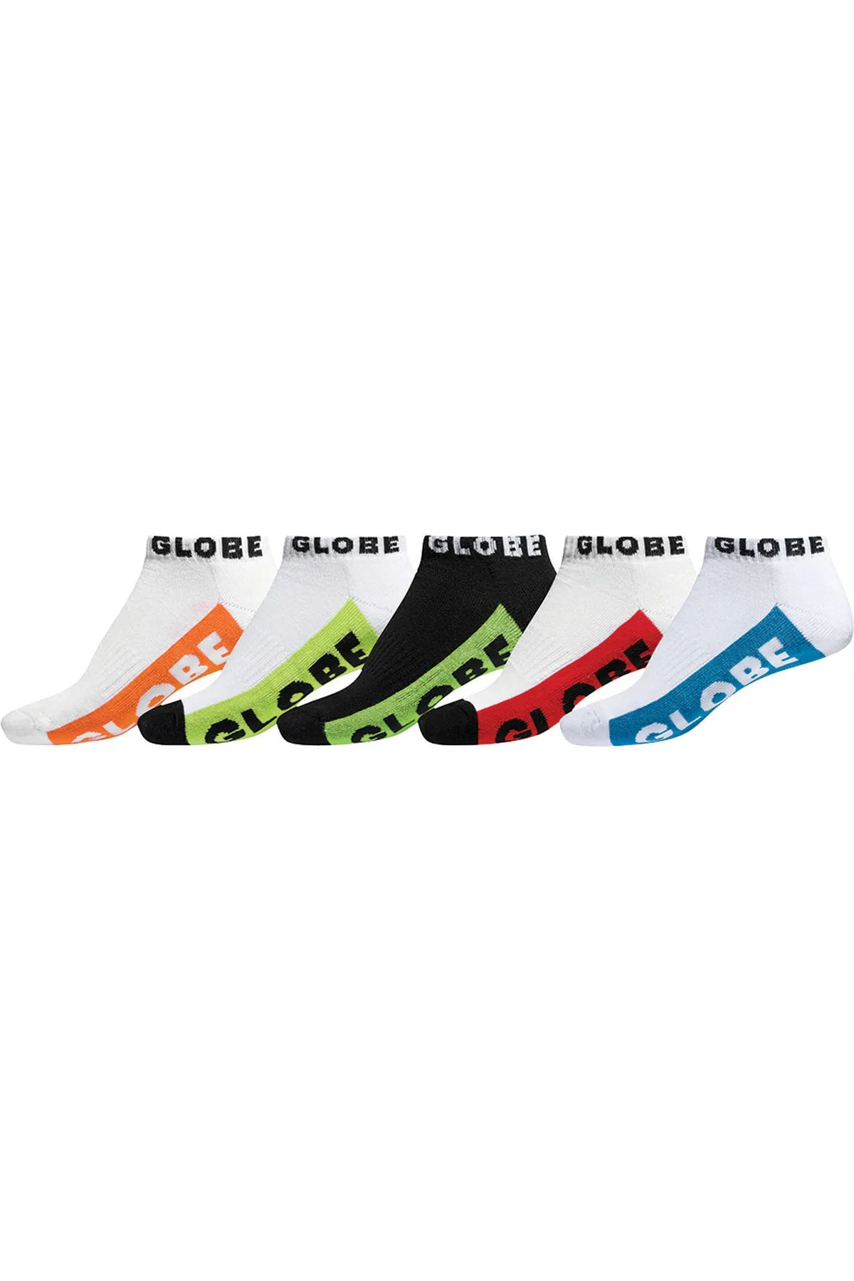 Multi Brights Ankle Sock 5 Pack