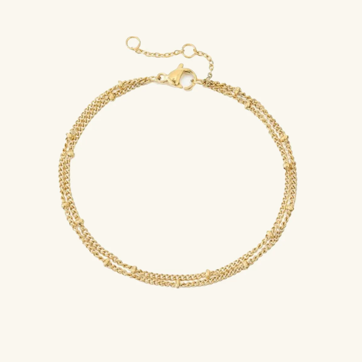 Multilayer Classic Bead Chain Bracelet