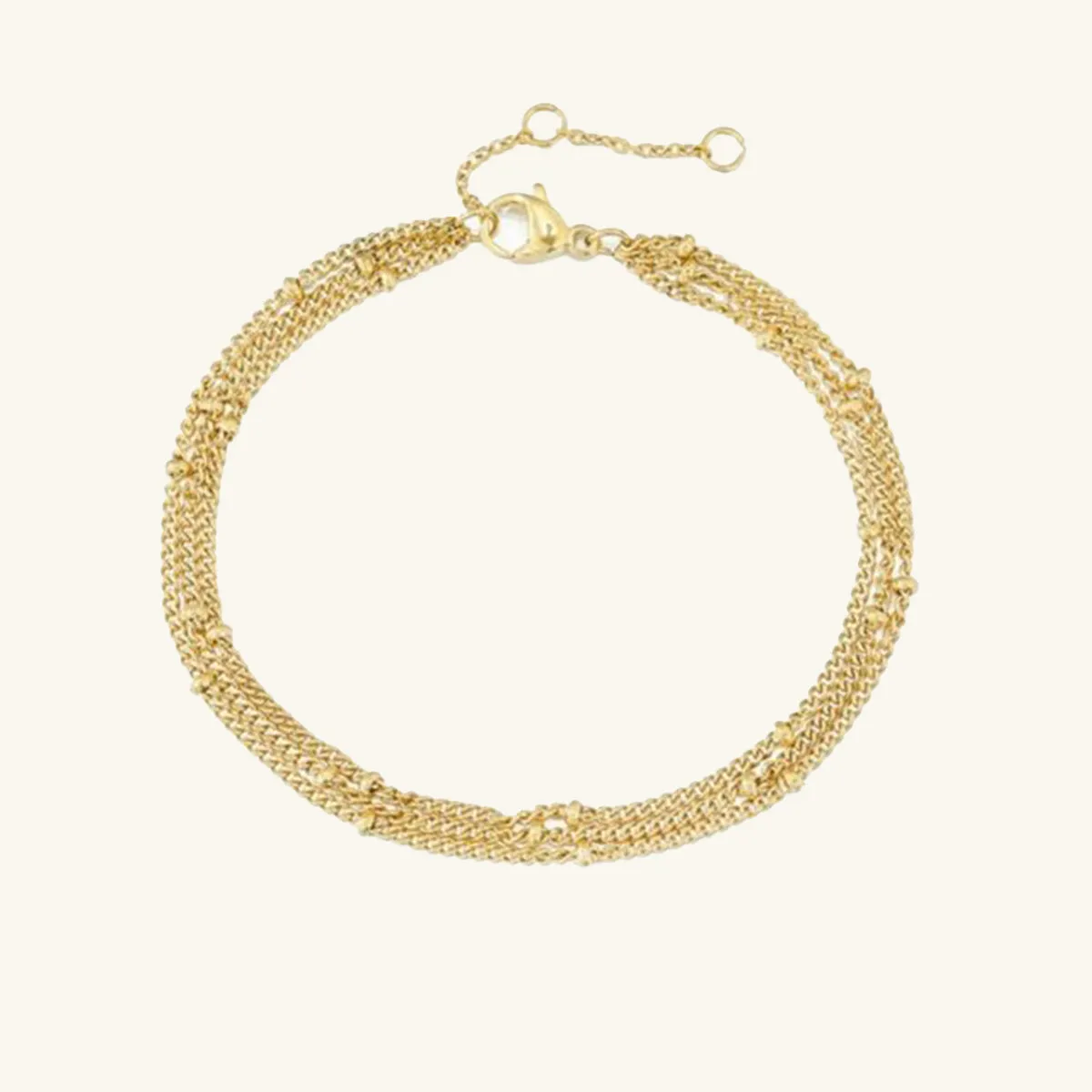 Multilayer Classic Bead Chain Bracelet