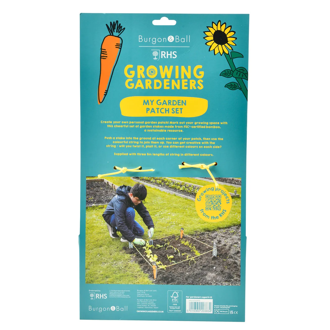 My Garden Patch Set, Vegetable - RHS Growing Gardeners