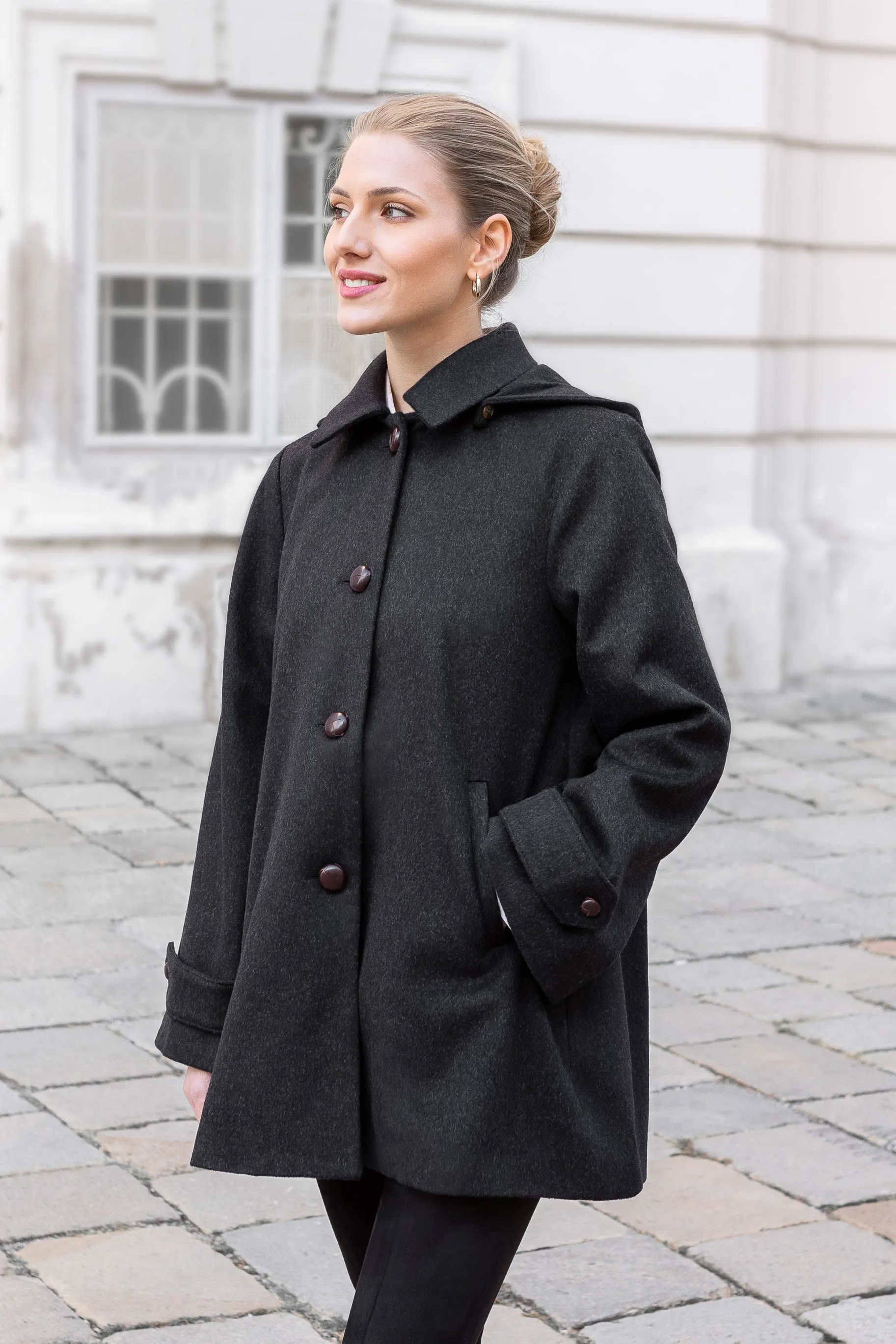 Nadya Loden Coat in Brown