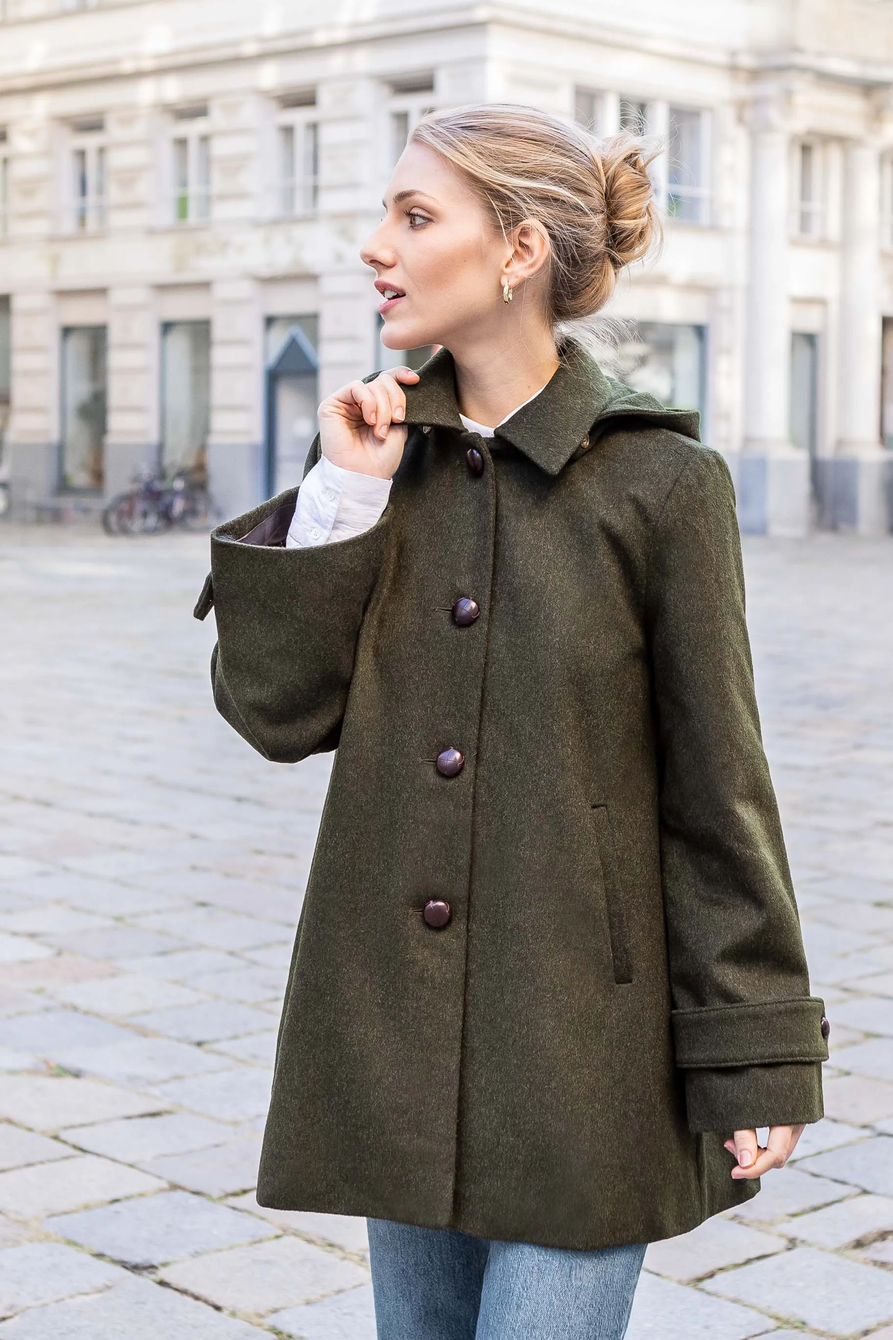 Nadya Loden Coat in Brown