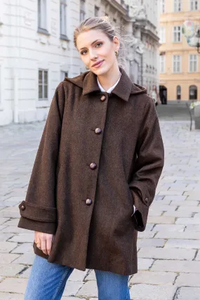 Nadya Loden Coat in Brown