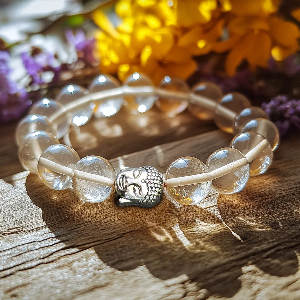 Natural Sphatik Crystal Bracelet