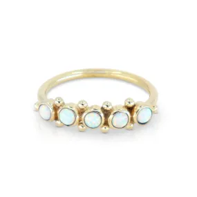 Opal Gold Band