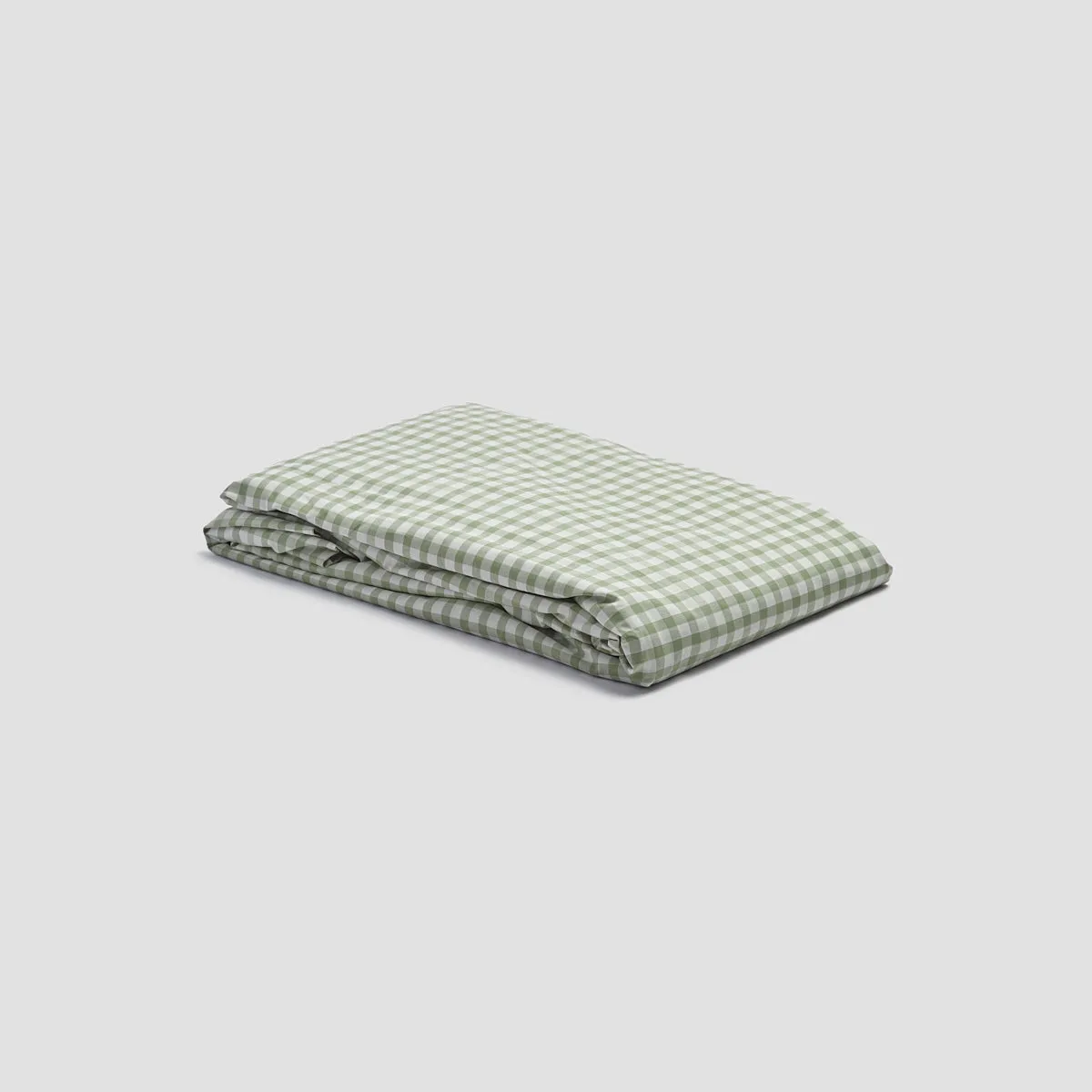 Pear Small Gingham Cotton Fitted Sheet