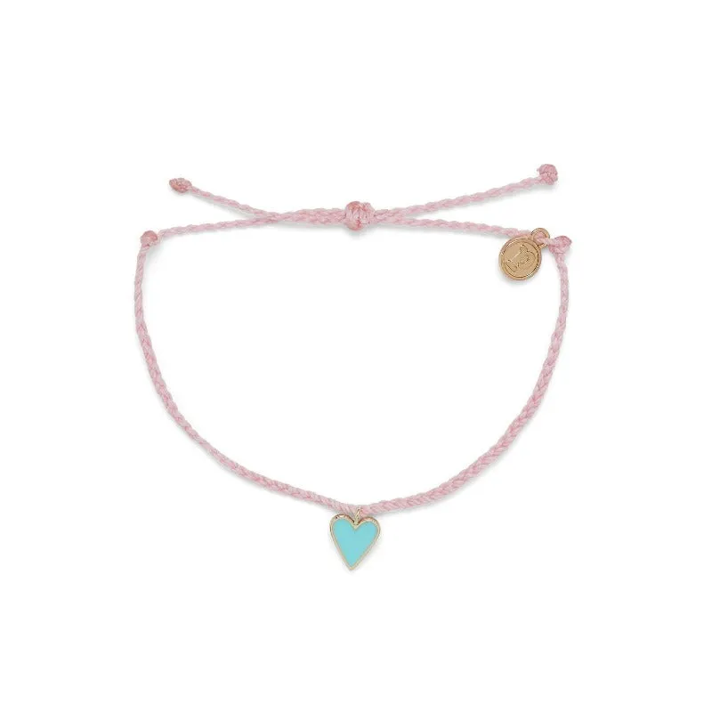 PETITE HEART CHARM BRACELET | PURA VIDA