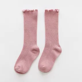 PINK RUFFLE SOCKS