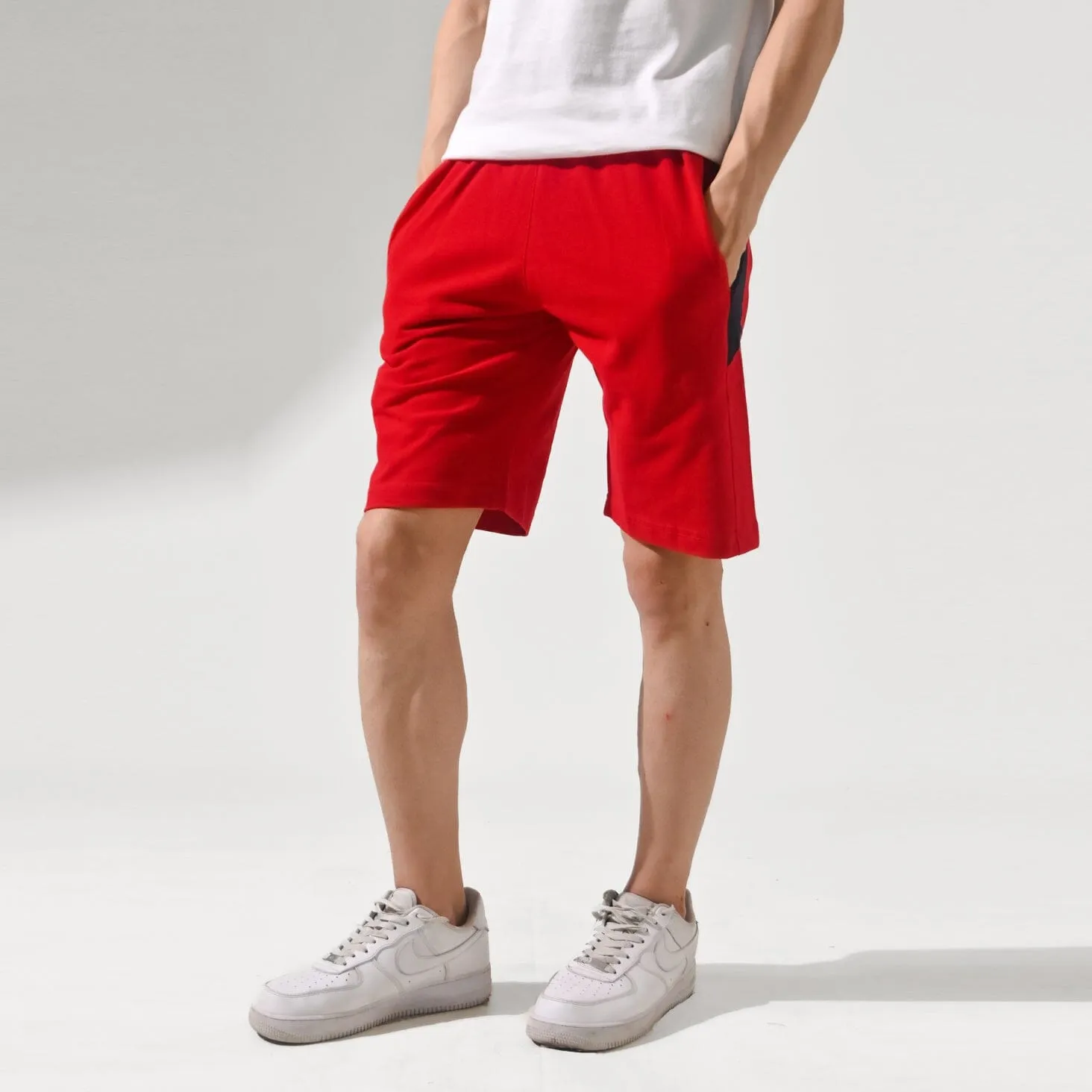 Polo Republica Men's Foshan Contrast Panel Pique Shorts