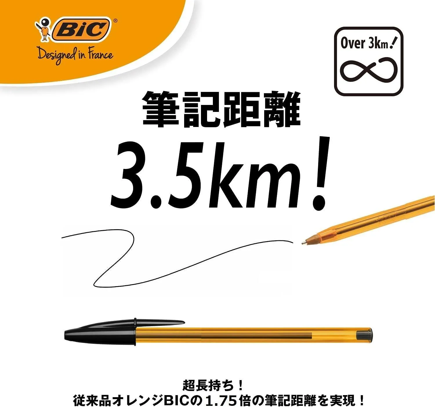 (Pre-Order) BIC Crystal Original Fine 0.8mm Oil-based ballpoint pen cap type CST-OF08