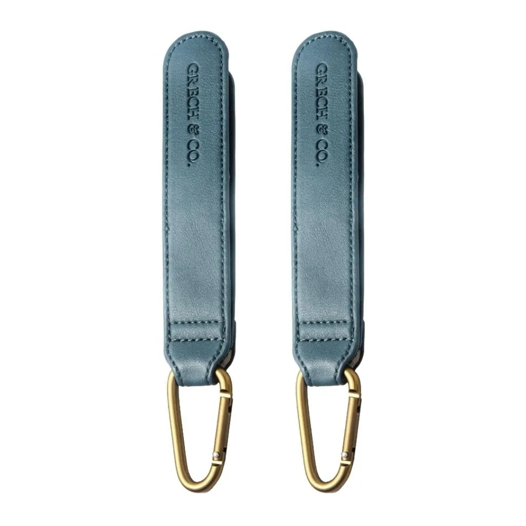 PU Stroller Strap set of 2 - Desert Teal