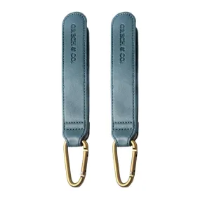 PU Stroller Strap set of 2 - Desert Teal