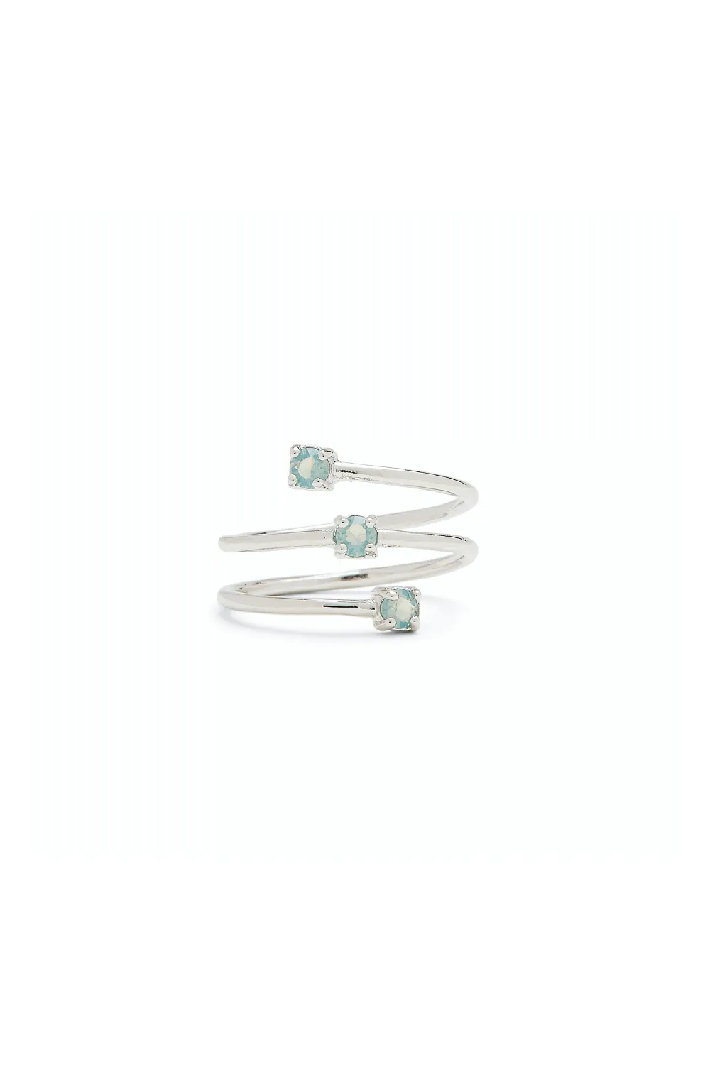 PURA VIDA TOE RING | TRIPLE OPAL STONE WRAP RING