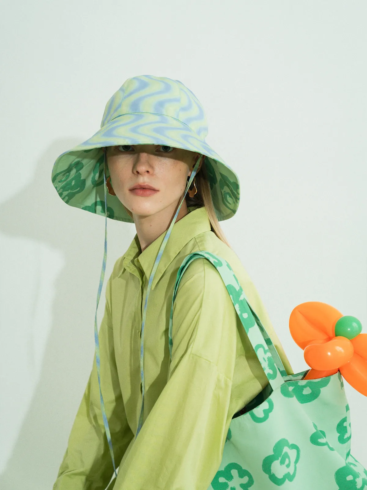 "Day Dream" Reversible Sun Hat - Green