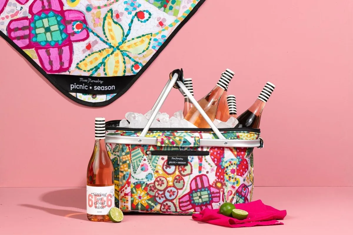 Rosy Posy Really Cool Picnic Basket