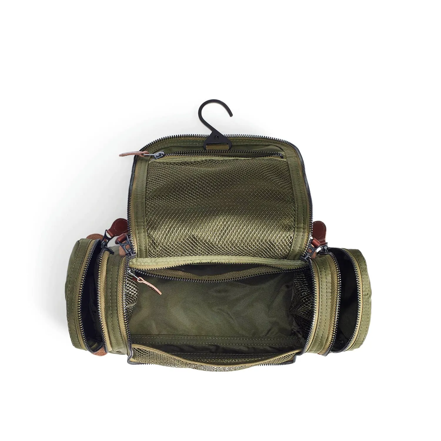 RRL Nylon Canvas Travel Kit Olive Drab