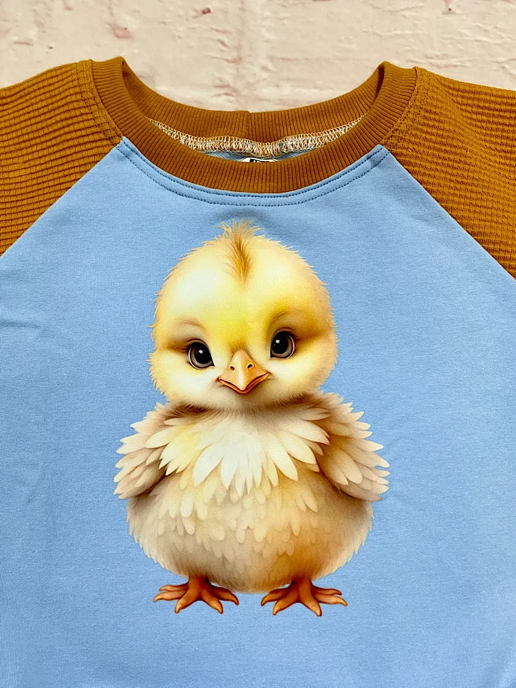 Size Small (12m-3y) Winter Jumper - Cute Chick