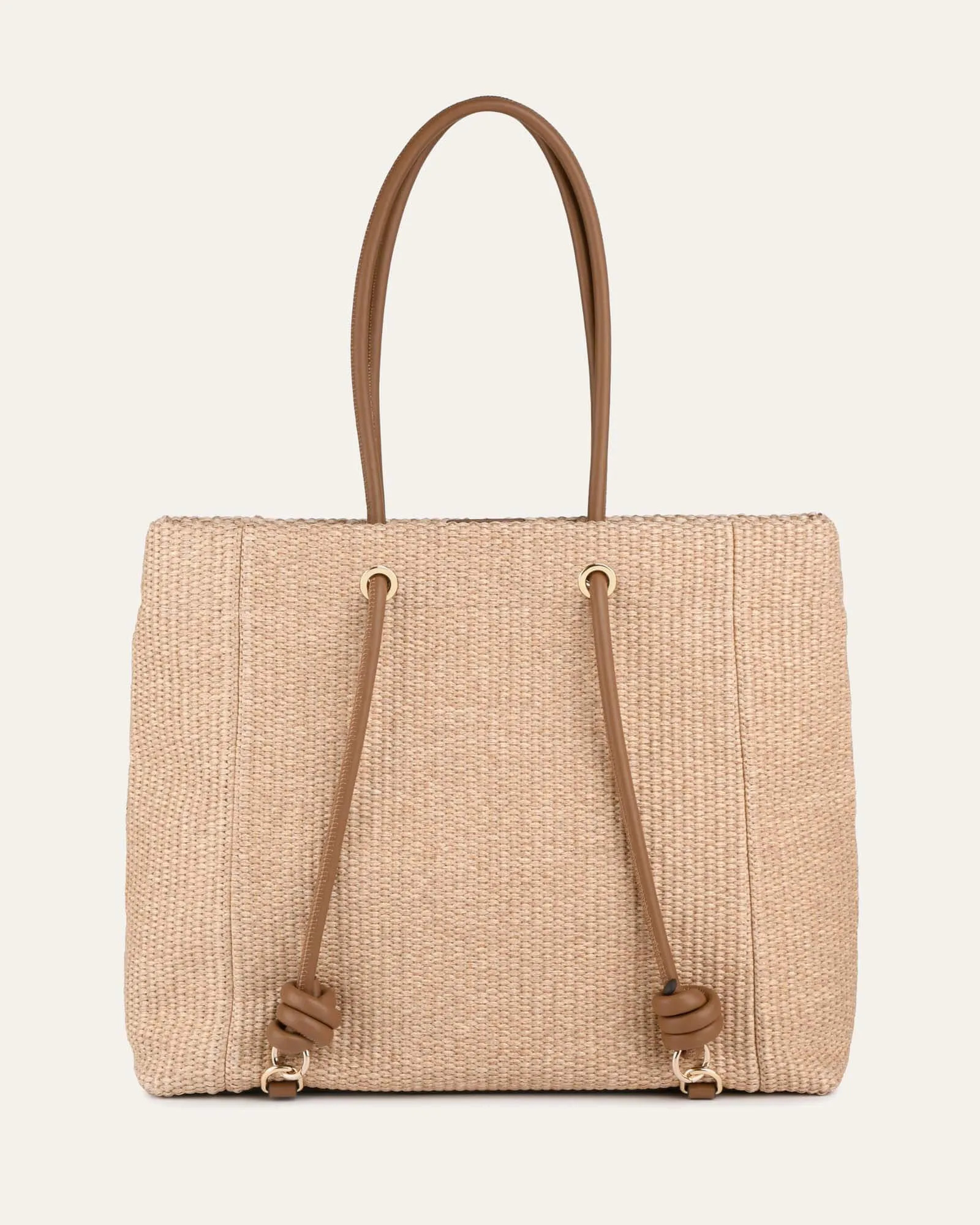 ST TROPEZ TOTE BAG NATURAL TAN MULTI