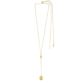 Tabitha Adjustable Ball Necklace Gold Plating