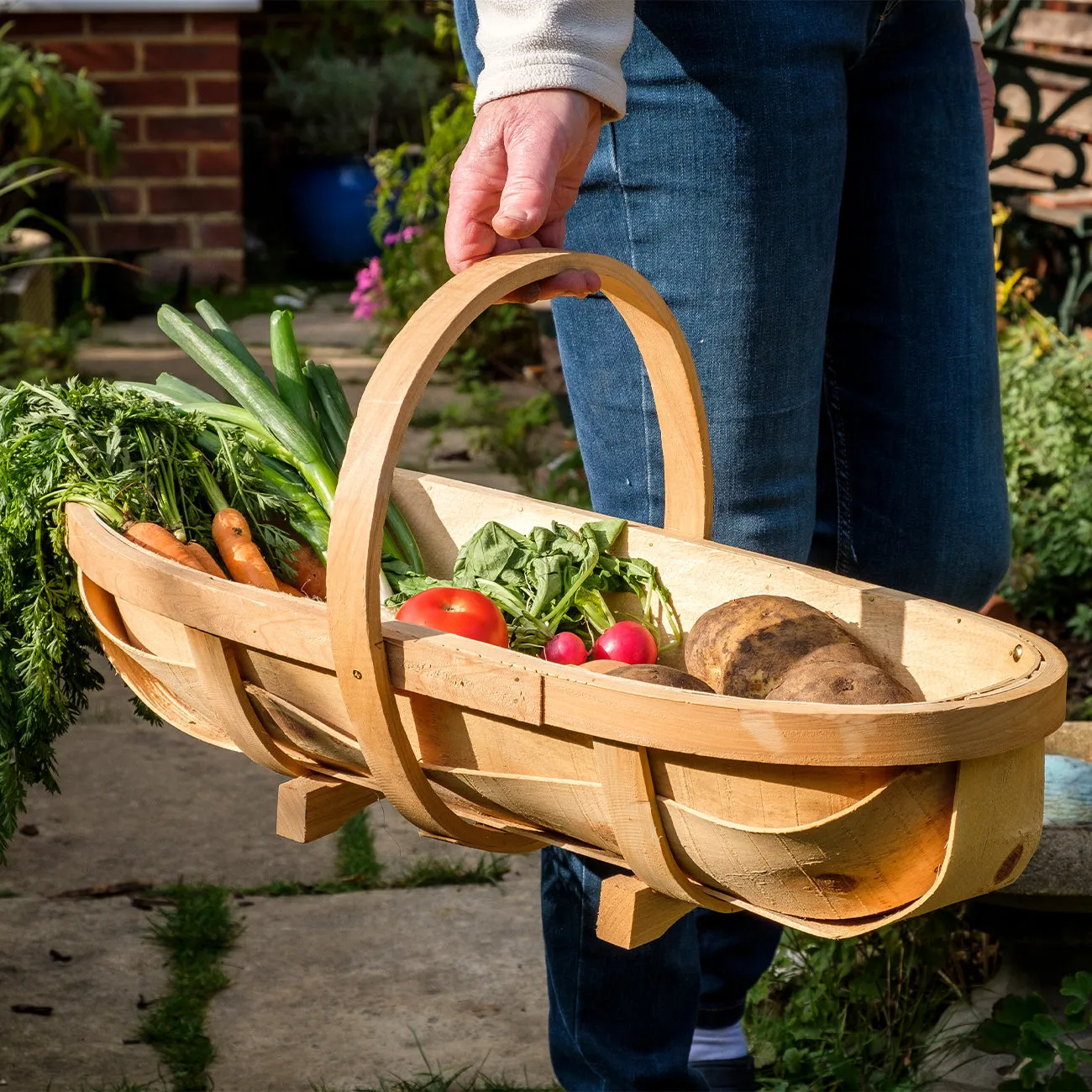 Traditional Wooden Trug - Large