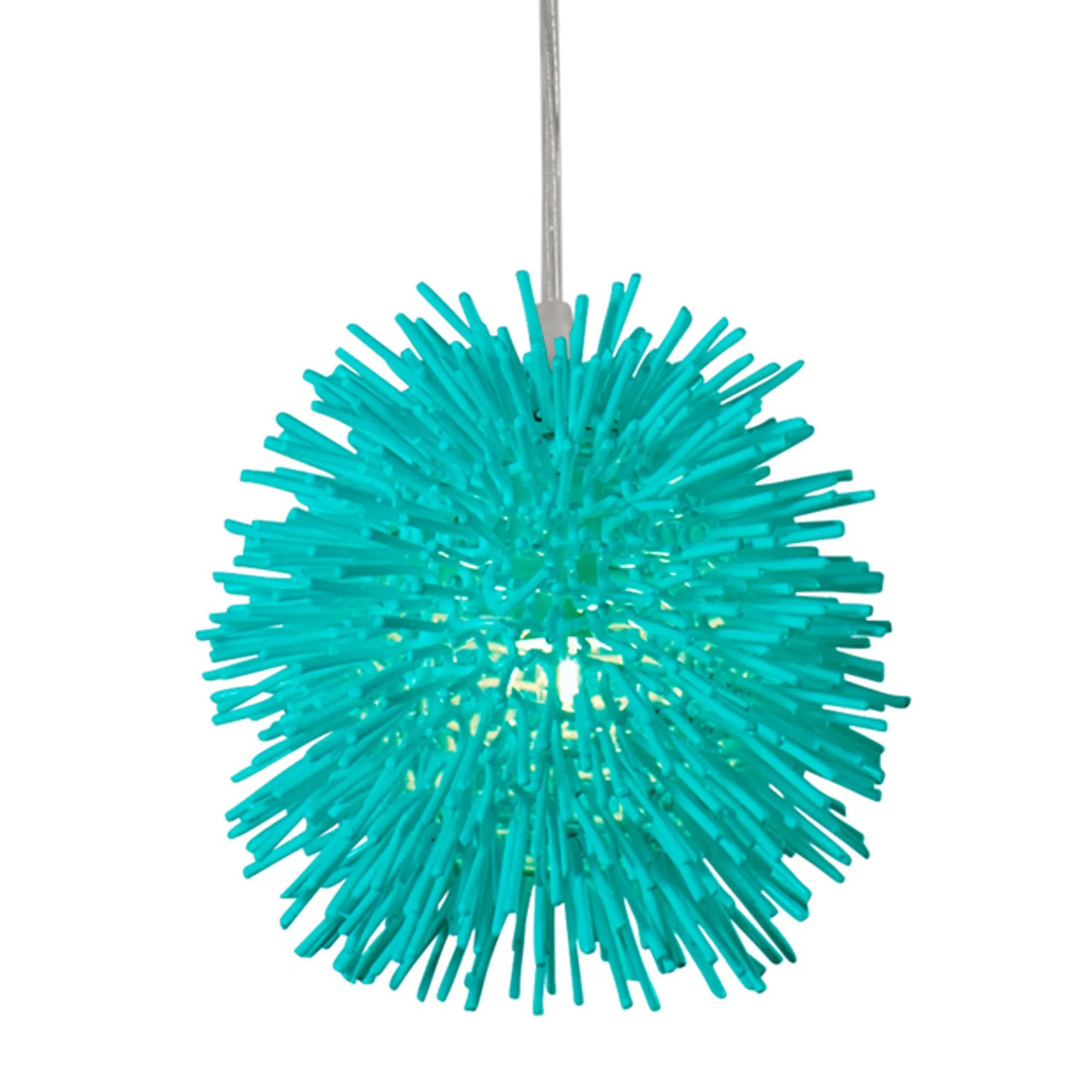 Urchin 169M01SAQ 1-Light Mini Pendant - Aqua Velvet