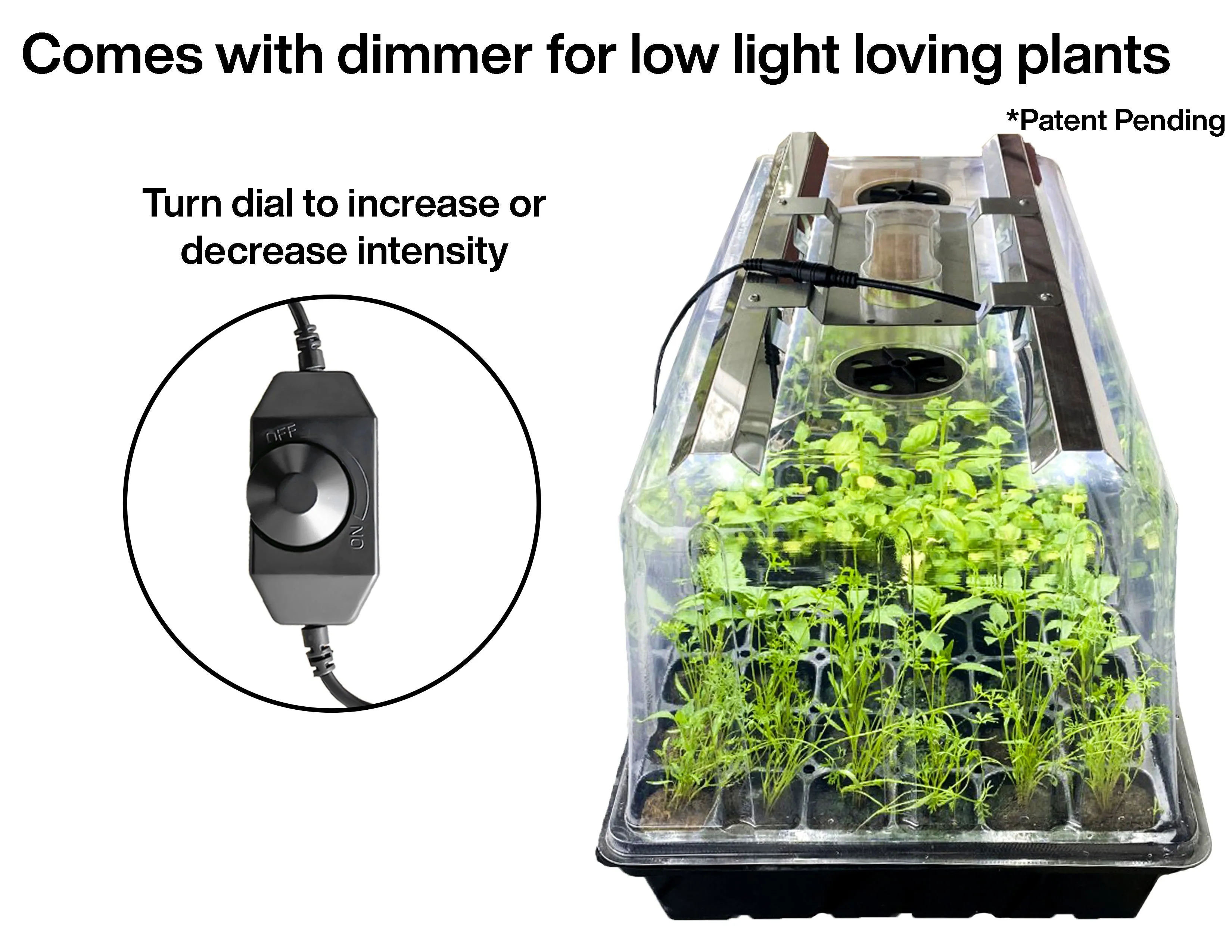 Viagrow Seedling Station Kit w/ LED Grow Light, Propagation Dome 4x Durable Propagation Tray & Coir