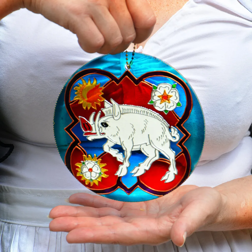 White Boar Sun Catcher