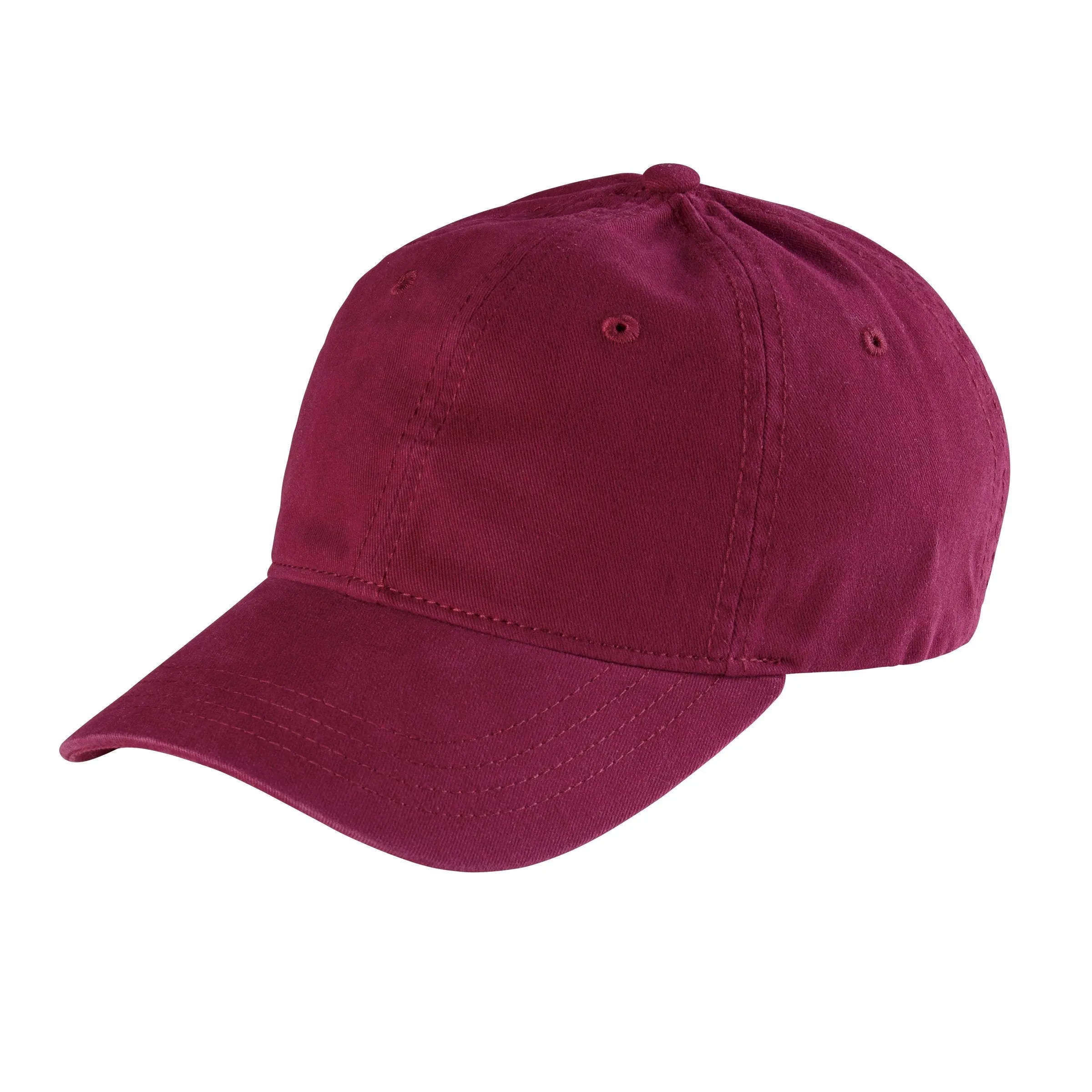 Women's Washed Ball Cap With Adjustable Leather Back