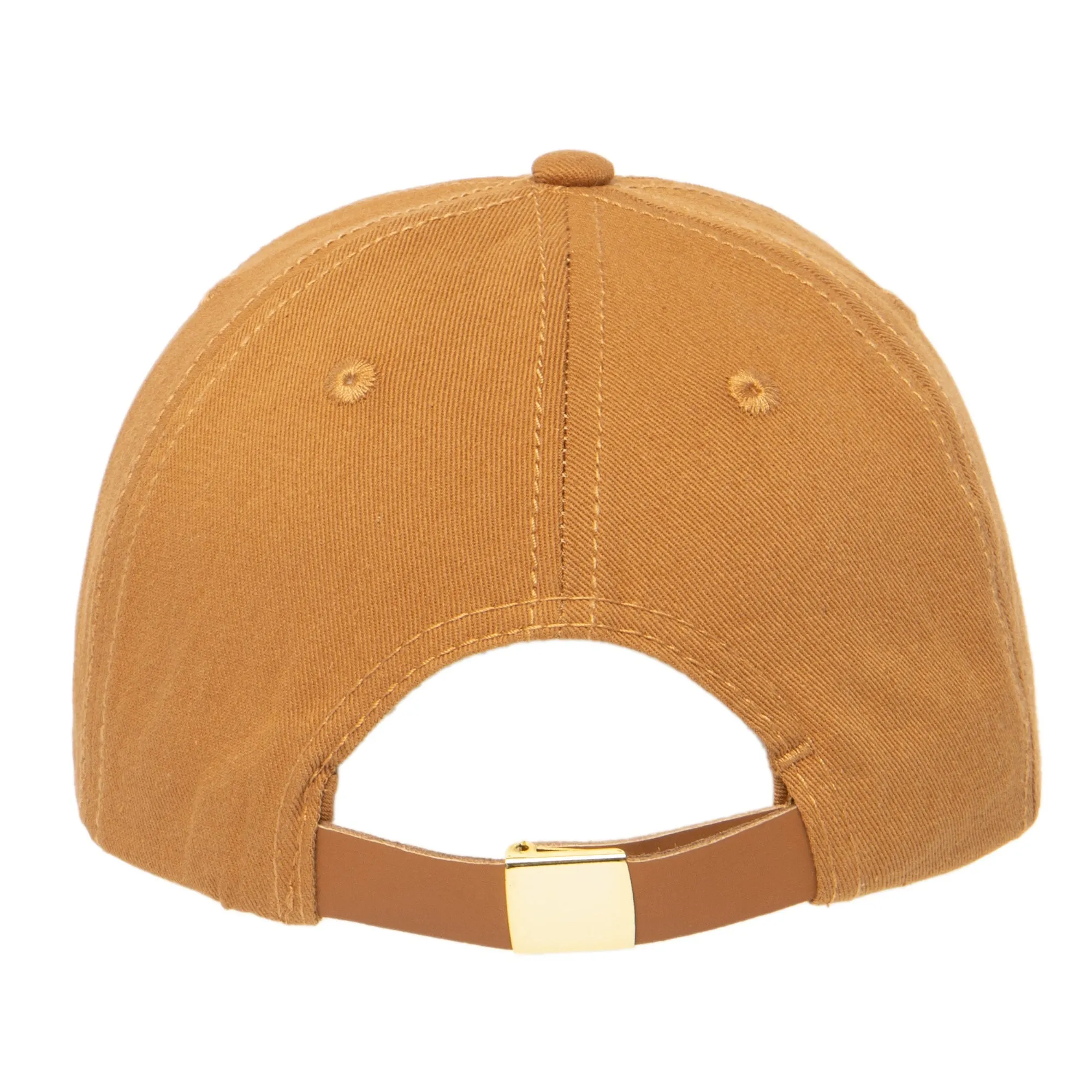 Women's Washed Ball Cap With Adjustable Leather Back